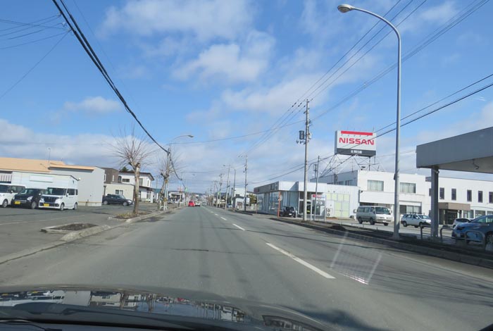webnews今朝の北見／北見日産常盤店前