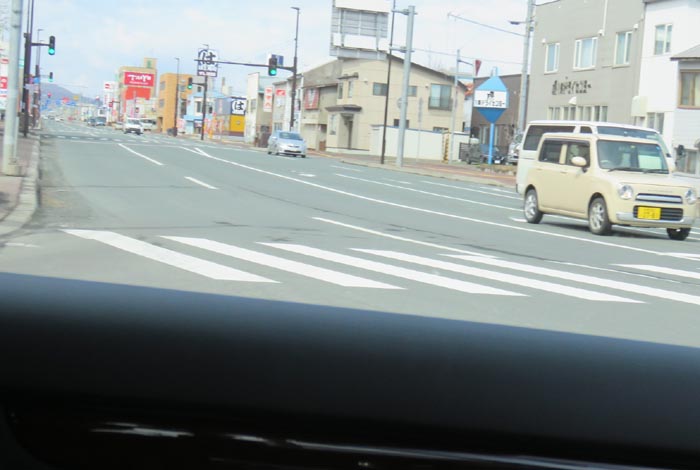 webnews今朝の北見/五差路から左は石北峠・旭川・札幌方面