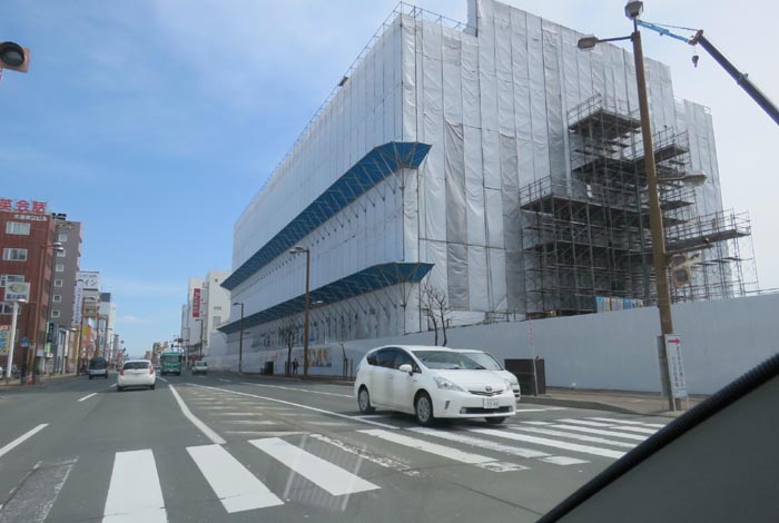 webnews今朝の北見/北見市役所新庁舎工事現場
