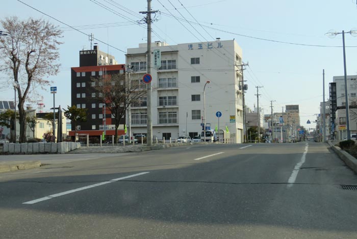 webnews今朝の北見／パレスビル方向