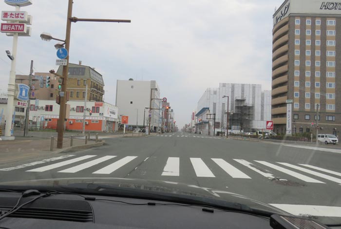 webnews今朝の北見/国道39号、大通りの西4丁目通り交差点