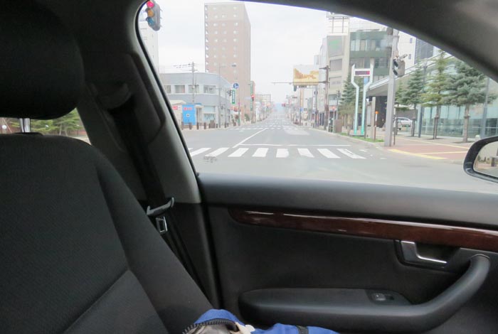 webnews今朝の北見/駅前交差点から左は中央通り側