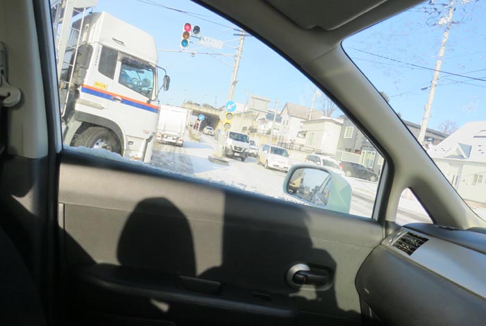 webnews今朝の北見/東9丁目歩道橋の交差点から左