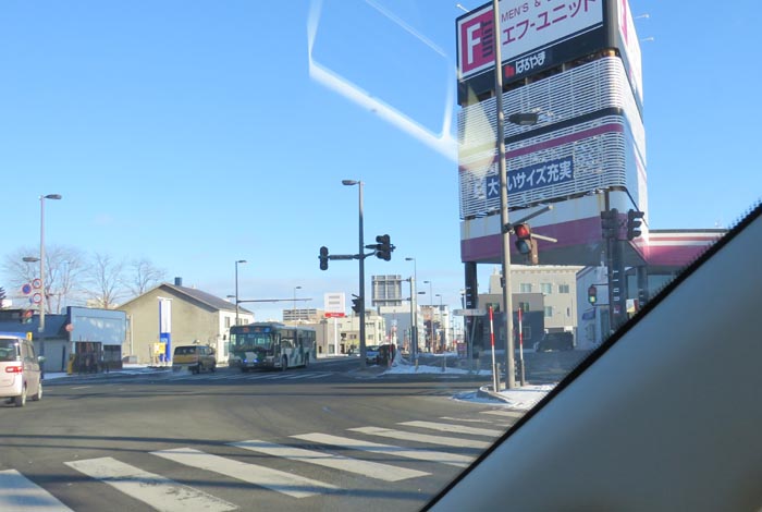 webnews今朝の北見／写真奥が北見駅方向