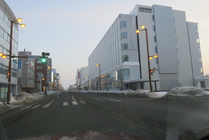 webnews今朝の北見/北見市役所新庁舎工事現場