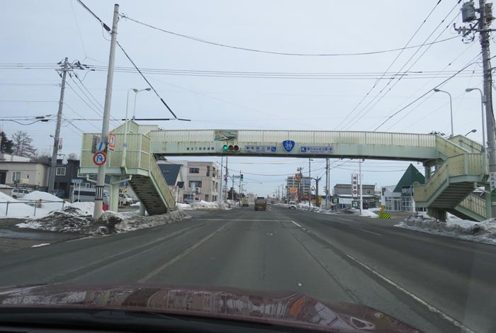 webnews今朝の北見/大通り東9丁目歩道橋