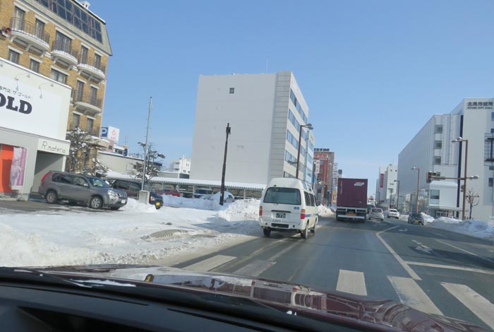 webnews今朝の北見/国道39号、大通り西3丁目、為山堂医院横