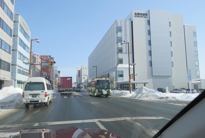 webnews今朝の北見/北見市役所新庁舎工事現場