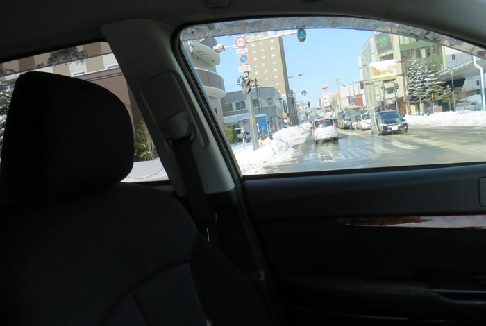 webnews今朝の北見/駅前交差点から左は中央通り側
