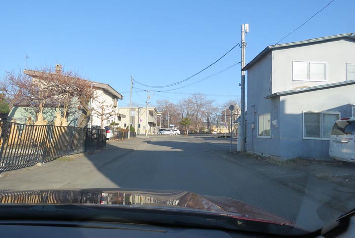 webnews今朝の北見／松浦水産駐車場裏の通り