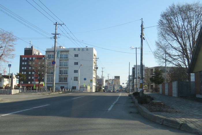 webnews今朝の北見／パレスビル方向