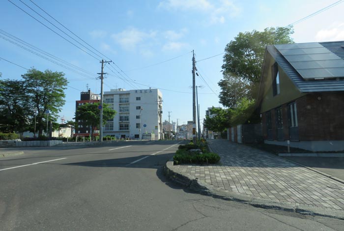 webnews今朝の北見／パレスビル方向