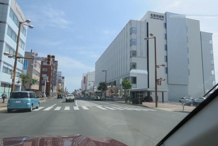 webnews今朝の北見/北見市役所新庁舎工事現場