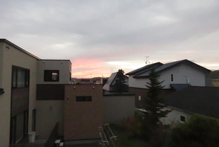 webnews今朝の北見／東の空