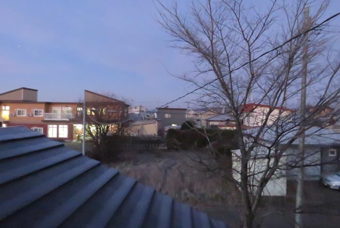 webnews今朝の北見／西の空