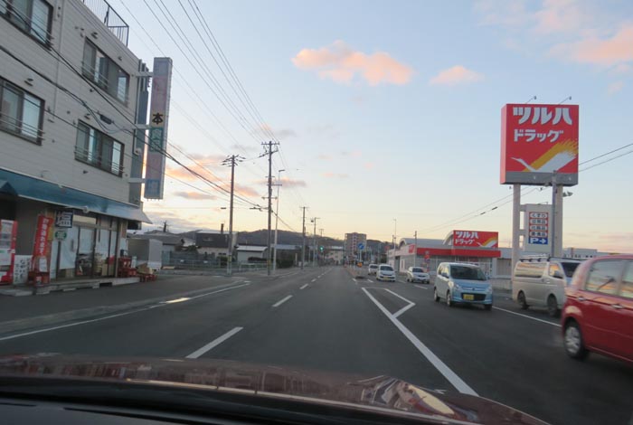 webnews今朝の北見／南大通り交差点から無加川橋方向
