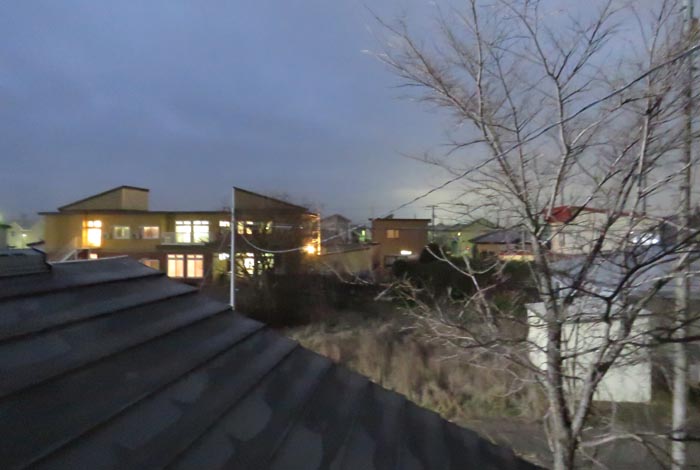 webnews今朝の北見／西の空