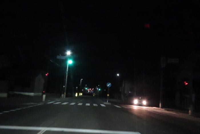 webnews今朝の北見／とん田通り、南大通り交差点から国道39号方向