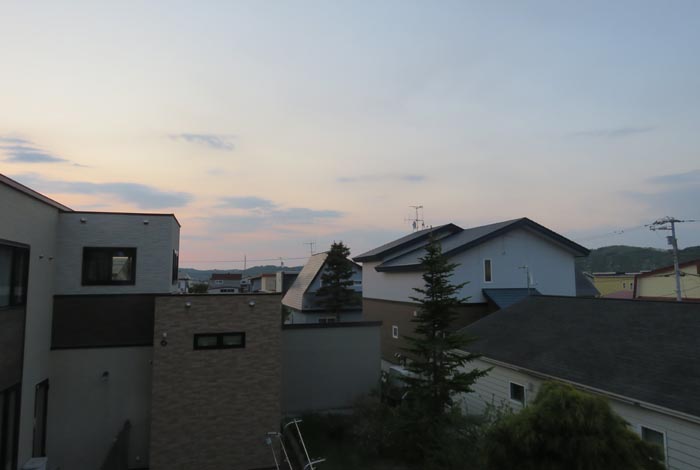 webnews今朝の北見／東の空