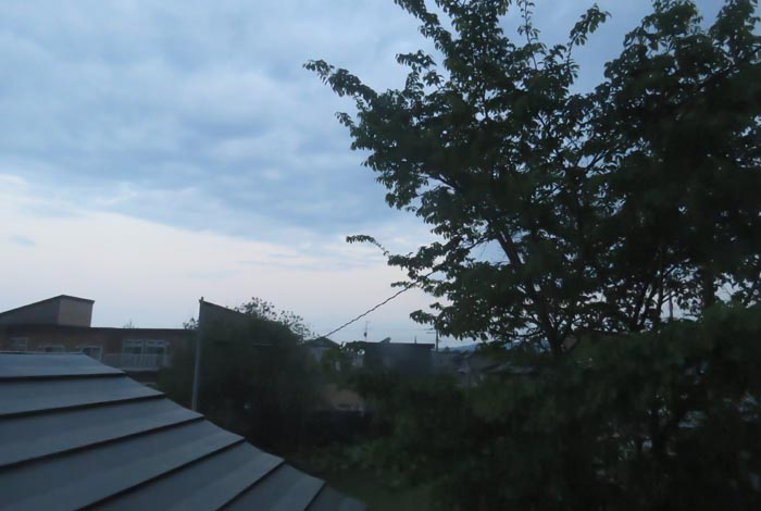 webnews今朝の北見／西の空