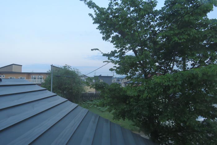 webnews今朝の北見／西の空