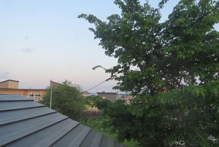 webnews今朝の北見／西の空