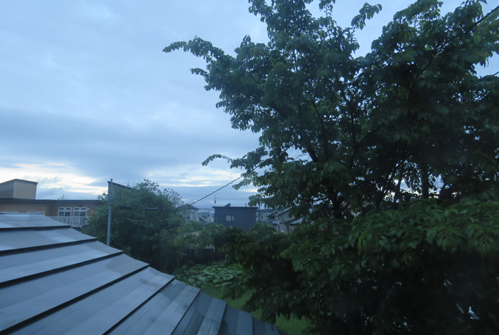 webnews今朝の北見／西の空