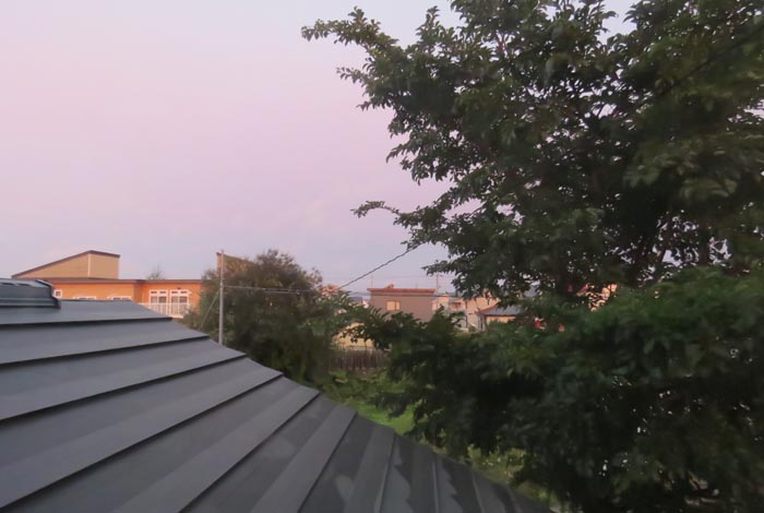 webnews今朝の北見／西の空