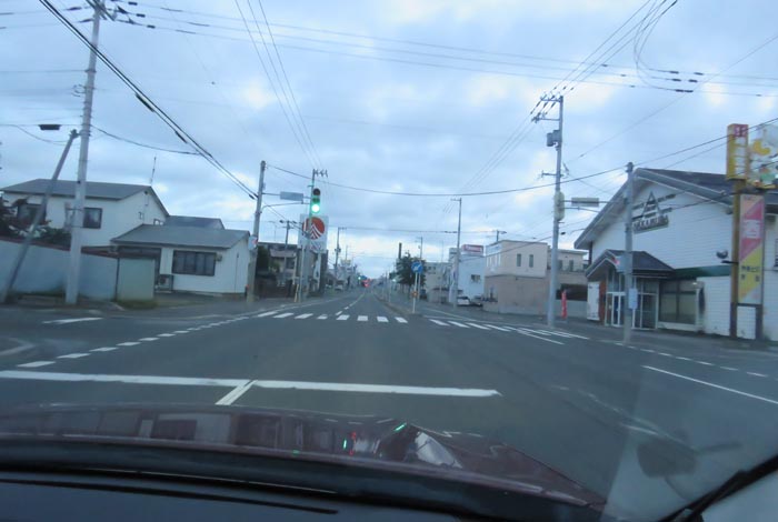 webnews今朝の北見/とん田通り、南大通り交差点から国道39号方向