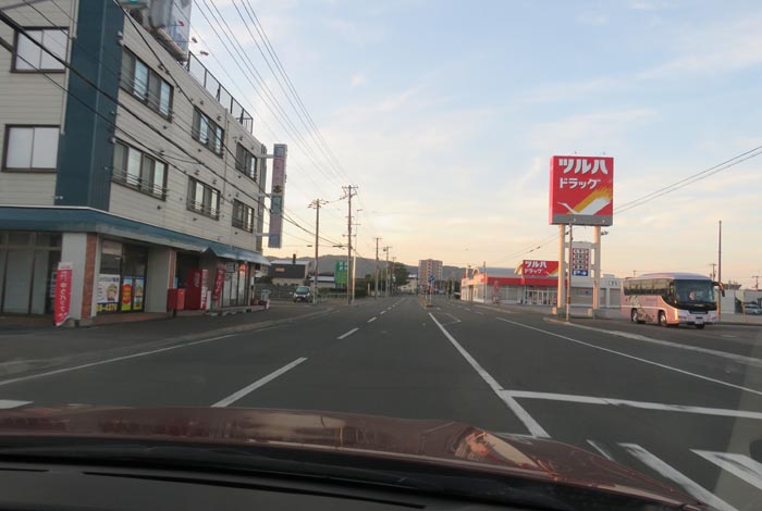 webnews今朝の北見／南大通り交差点から無加川橋方向