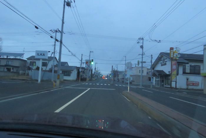 webnews今朝の北見/とん田通り、南大通り交差点から国道39号方向