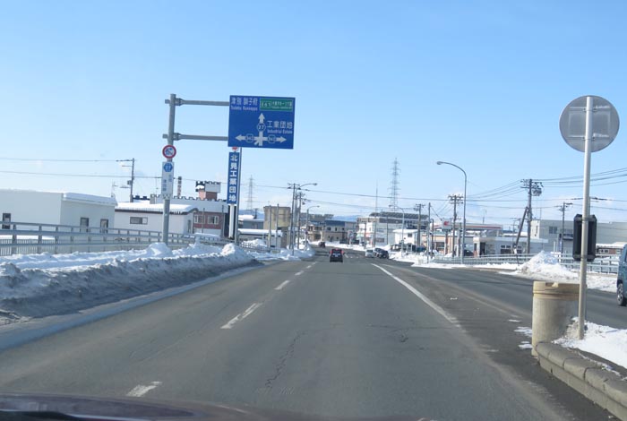 webnews今朝の北見／錦町の南岸通り交差点交差点
