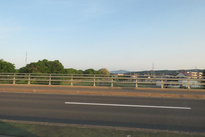 webnews今朝の北見／無加川橋から仁頃山方向