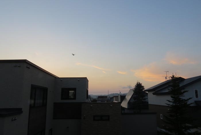 webnews今朝の北見／東の空
