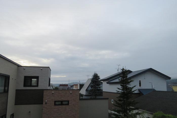 webnews今朝の北見／東の空