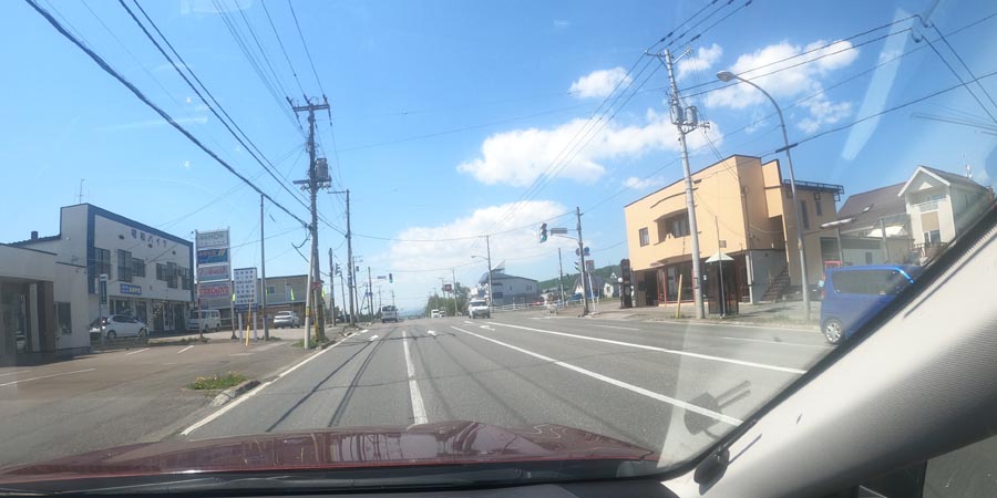 webnews今朝の北見／東６号昭和通りから東７号方向