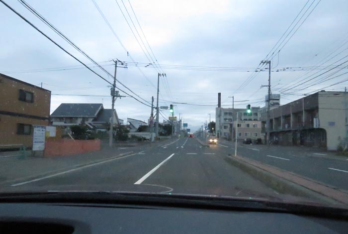 webnews今朝の北見/とん田通り、南大通り交差点から国道39号方向