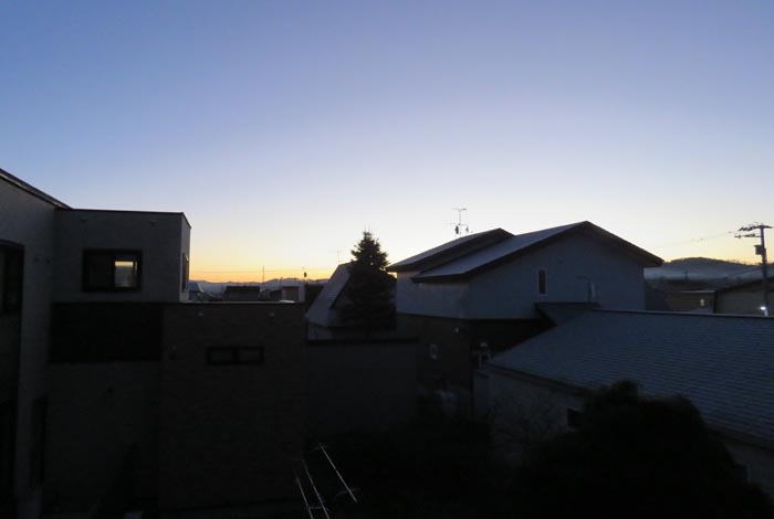 webnews今朝の北見／東の空