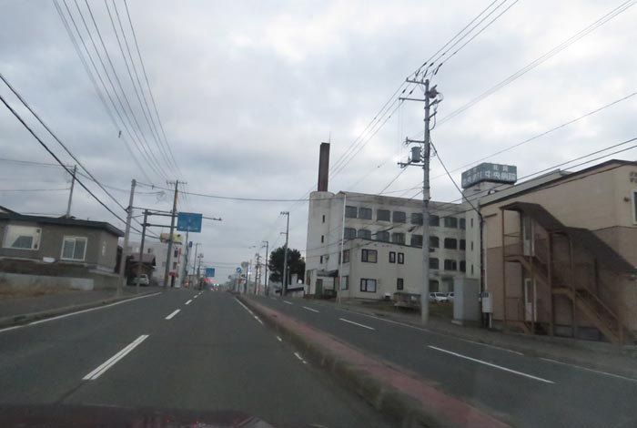webnews今朝の北見/とん田通り、南大通り交差点から国道39号方向