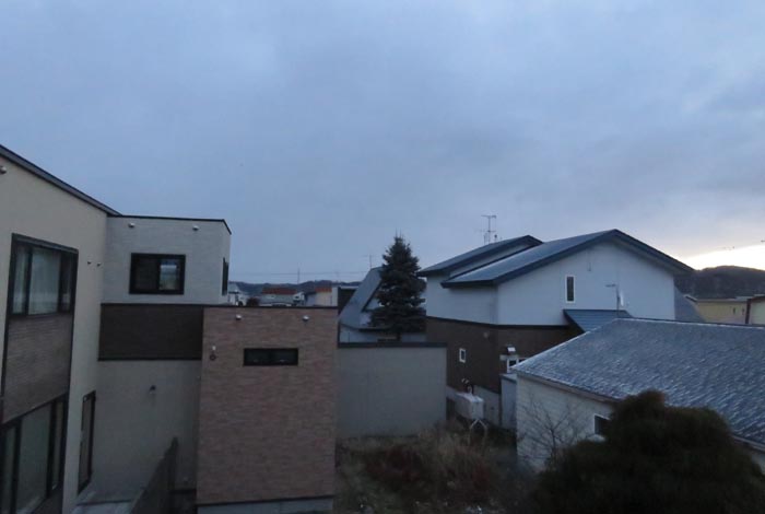 webnews今朝の北見／東の空