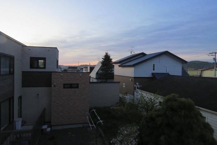 webnews今朝の北見／東の空