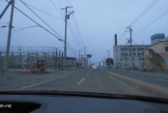 webnews今朝の北見/とん田通り、南大通り交差点から国道39号方向