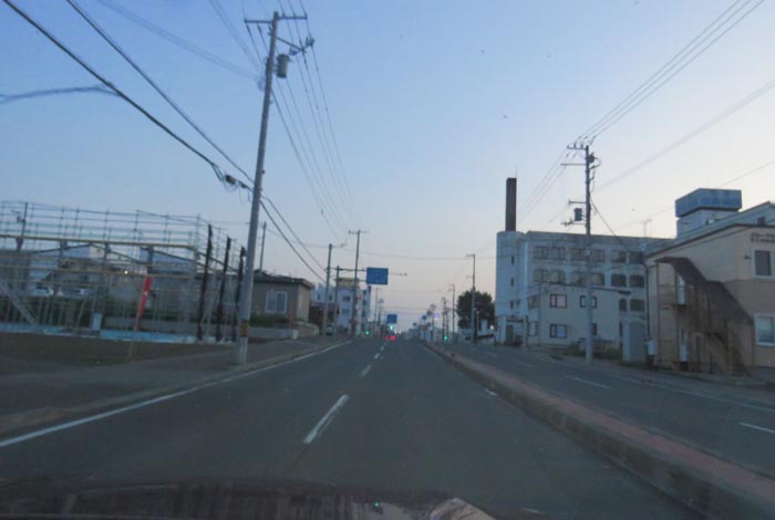 webnews今朝の北見/とん田通り、南大通り交差点から国道39号方向