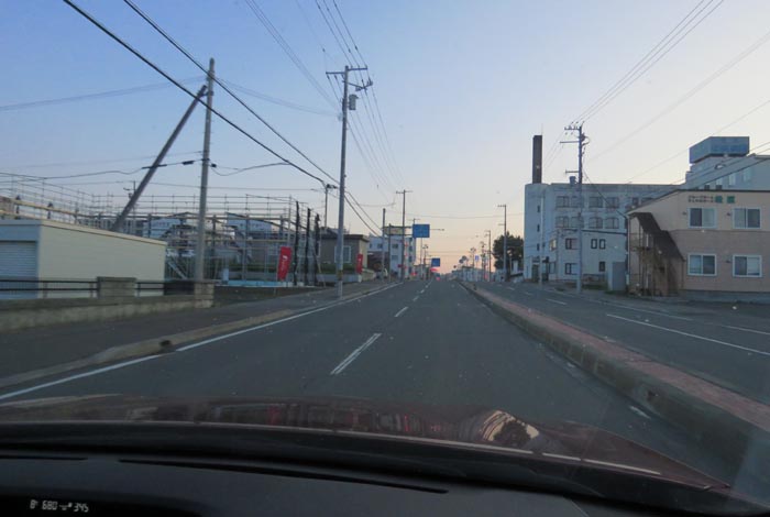 webnews今朝の北見/とん田通り、南大通り交差点から国道39号方向