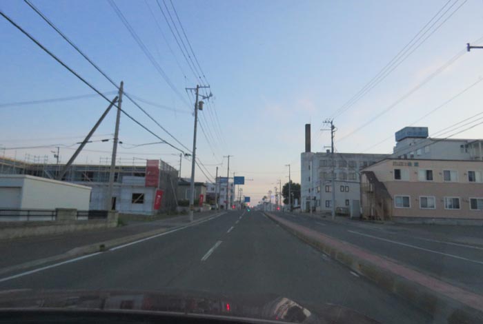 webnews今朝の北見/とん田通り、南大通り交差点から国道39号方向