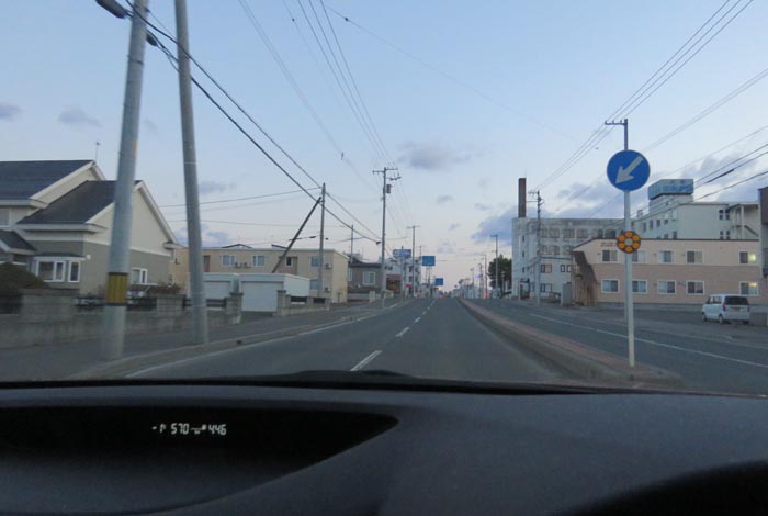 webnews今朝の北見/とん田通り、南大通り交差点から国道39号方向