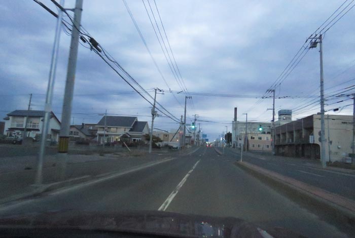 webnews今朝の北見/とん田通り、南大通り交差点から国道39号方向