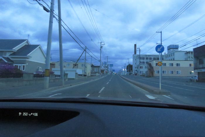 webnews今朝の北見/とん田通り、南大通り交差点から国道39号方向