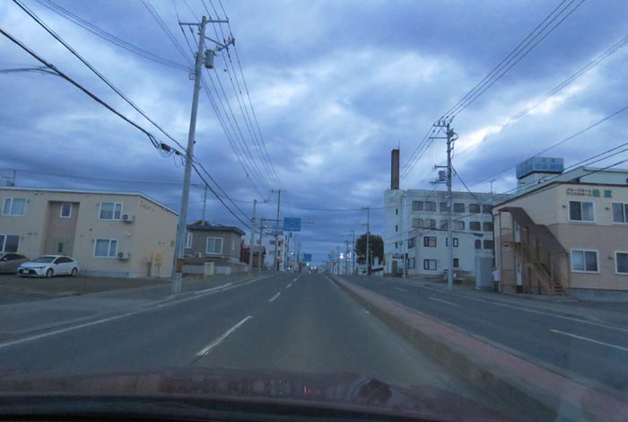 webnews今朝の北見/とん田通り、南大通り交差点から国道39号方向